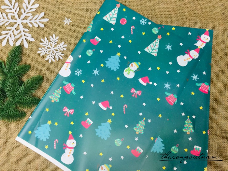 Giấy gói quà Giáng Sinh - Mẫu N28