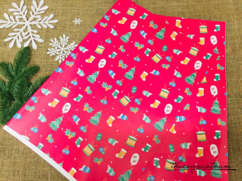 Giấy gói quà Giáng Sinh - Mẫu N7