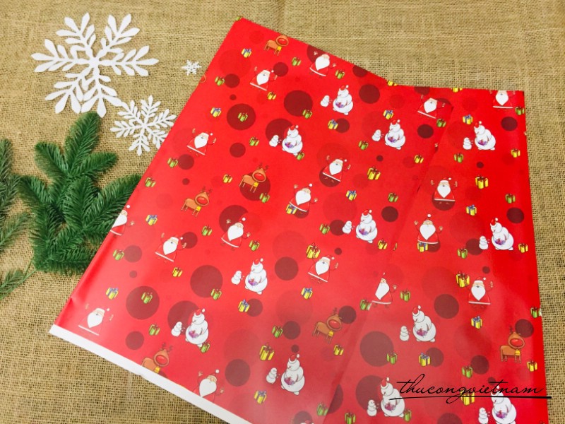Giấy gói quà Giáng Sinh - Mẫu N14
