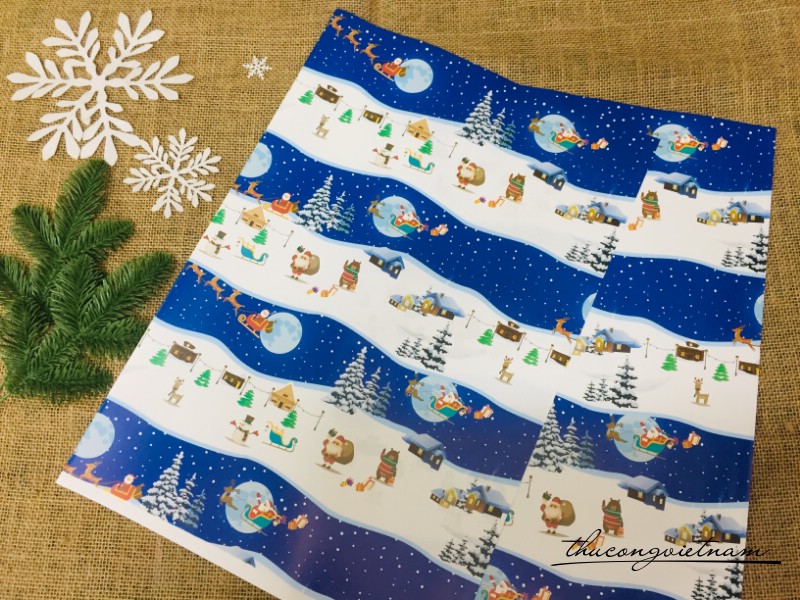 Giấy gói quà Giáng Sinh - Mẫu N2
