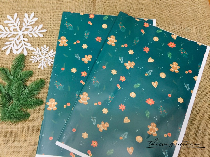 Giấy gói quà Giáng Sinh - Mẫu N10