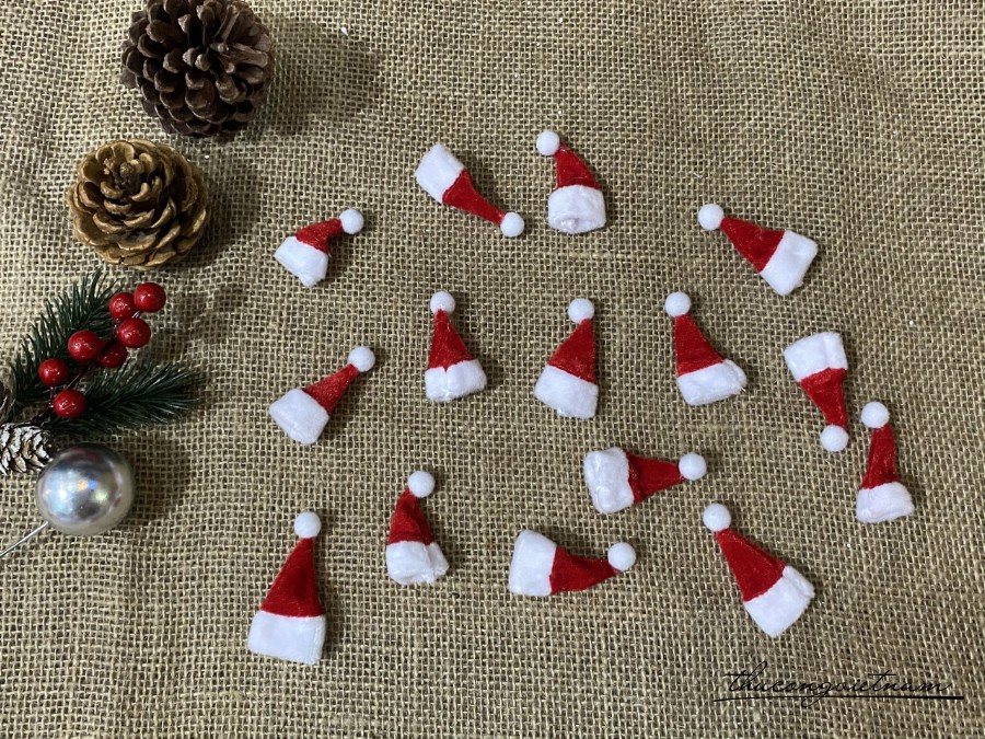 Nón nỉ Giáng Sinh 3*5cm