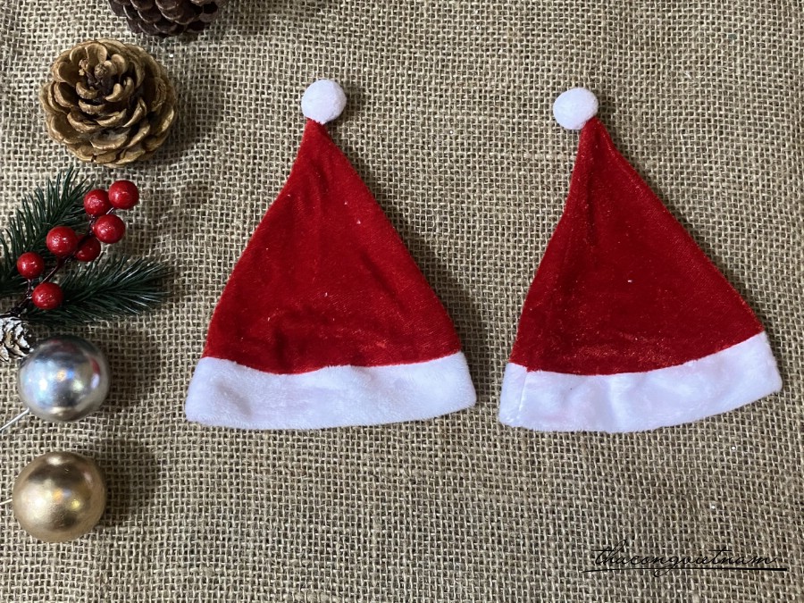 Nón nỉ Giáng Sinh 13*15cm