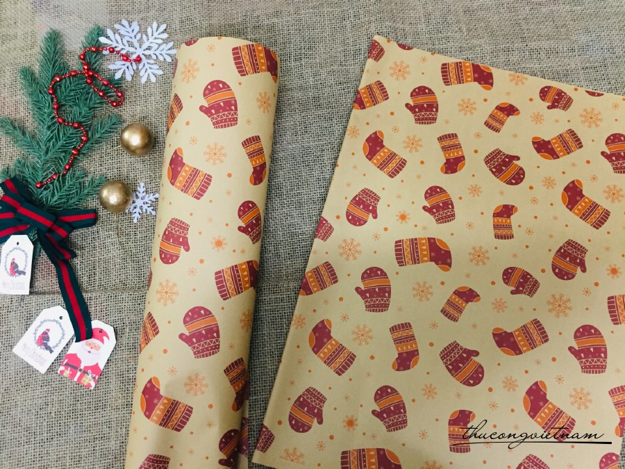 Giấy Kraft Giáng Sinh NK8 (72*51cm)