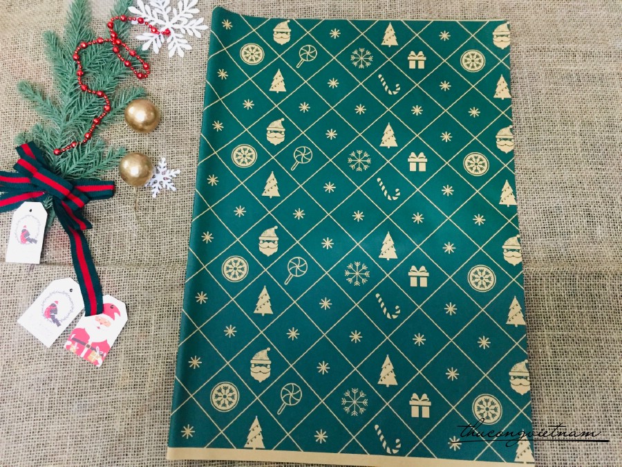 Giấy Kraft Giáng Sinh NK6 (72*51cm)