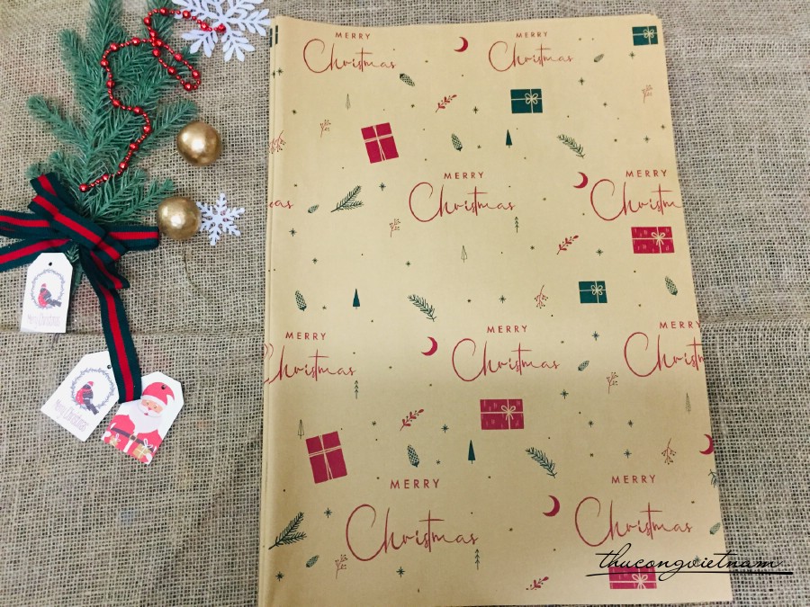 Giấy Kraft Giáng Sinh NK10 (72*51cm)