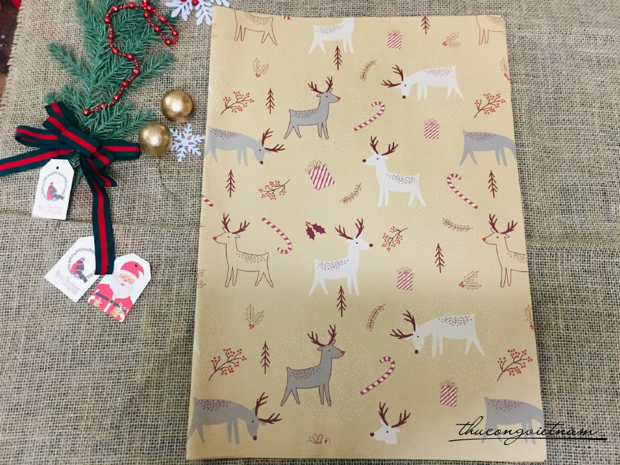 Giấy Kraft Giáng Sinh NK11 (72*51cm)