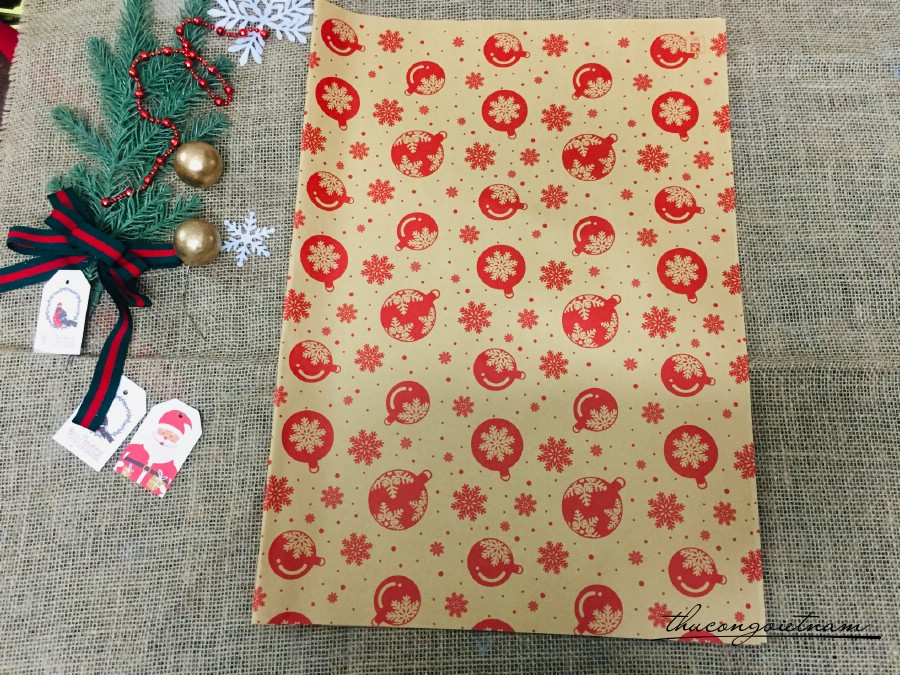 Giấy Kraft Giáng Sinh NK7 (72*51cm)