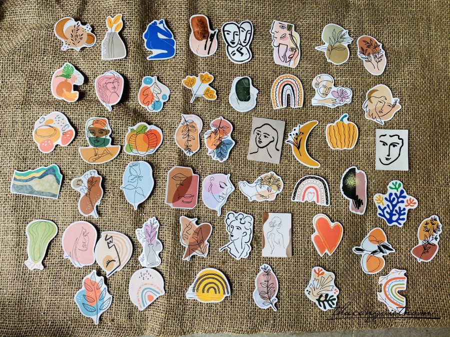 Die-cut trang trí mẫu 4
