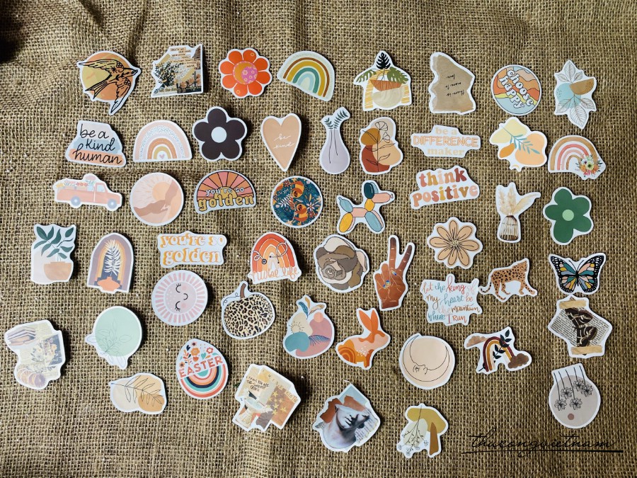 Die-cut trang trí mẫu 6