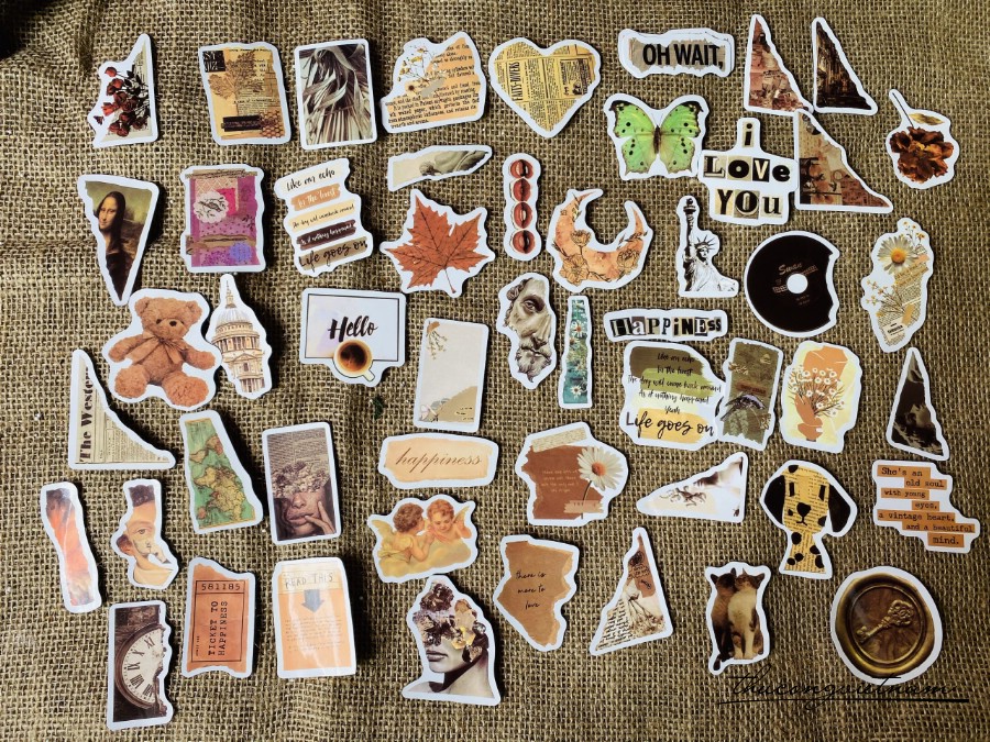 Die-cut trang trí mẫu 8