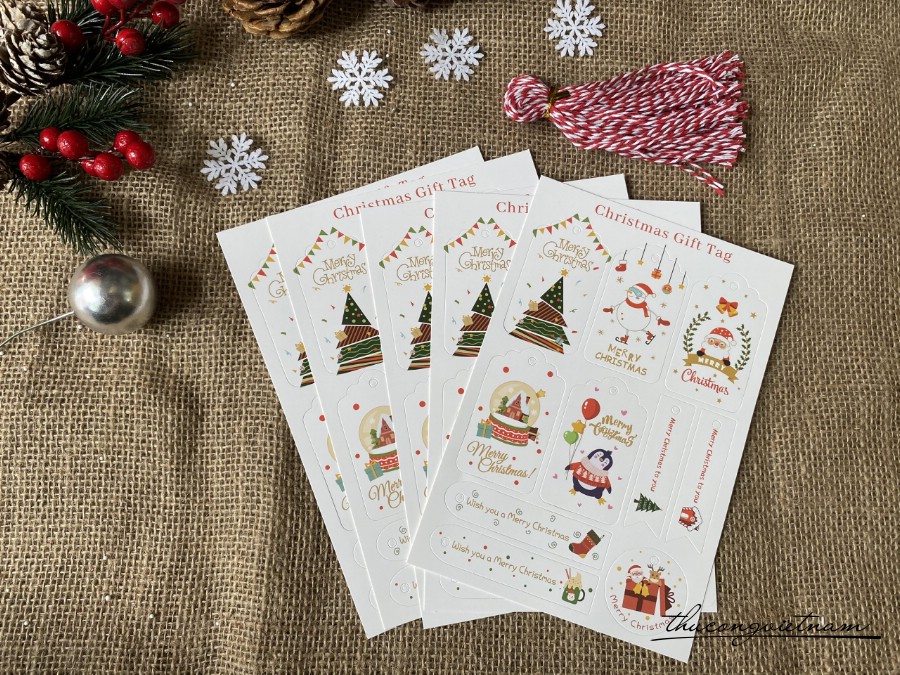 Christmas Gift Tag - Mẫu 4