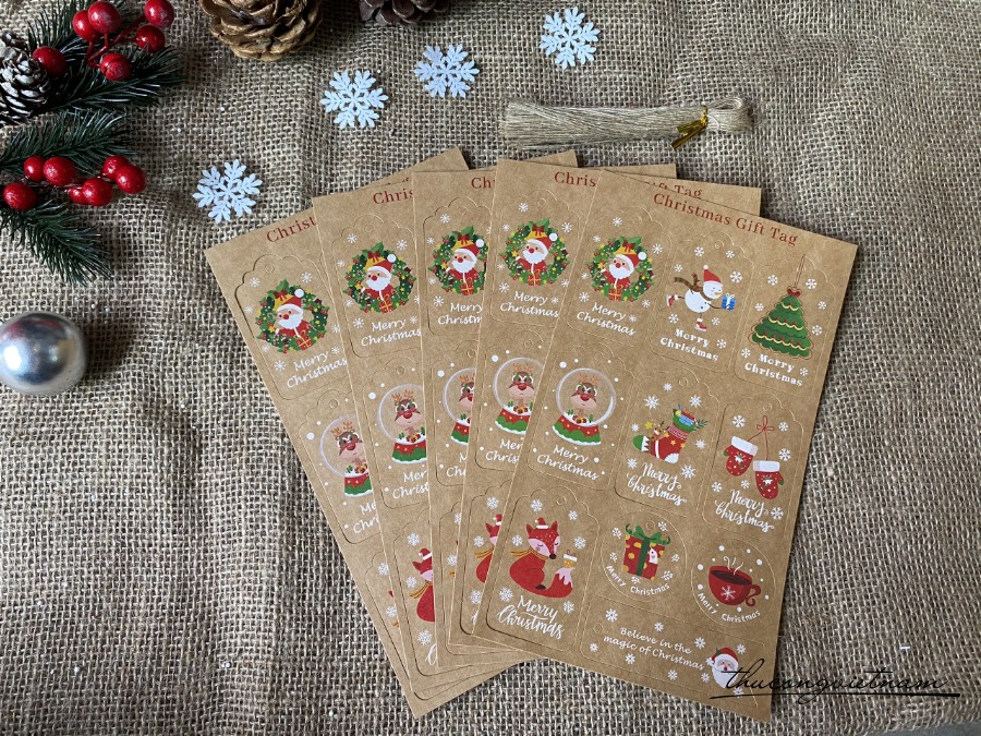 Christmas Gift Tag - Mẫu 8
