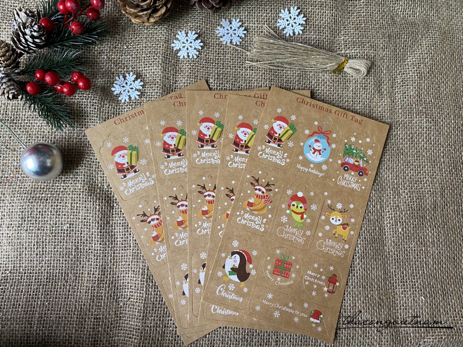 Christmas Gift Tag - Mẫu 10