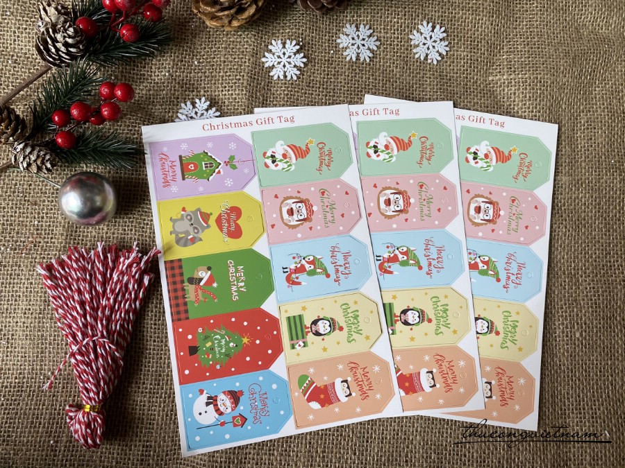Christmas Gift Tag - Mẫu 11
