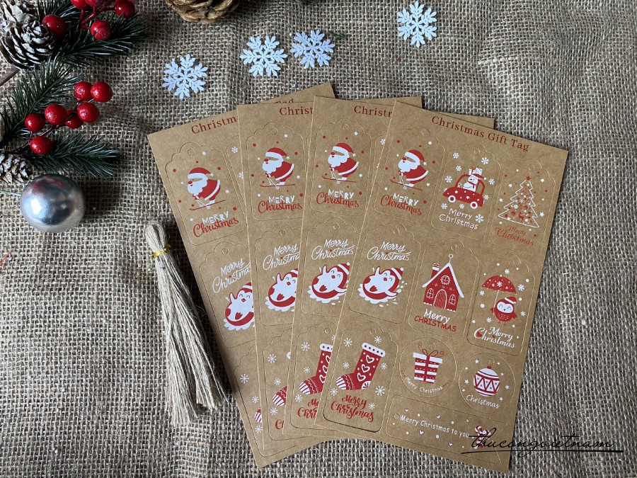 Christmas Gift Tag - Mẫu 12