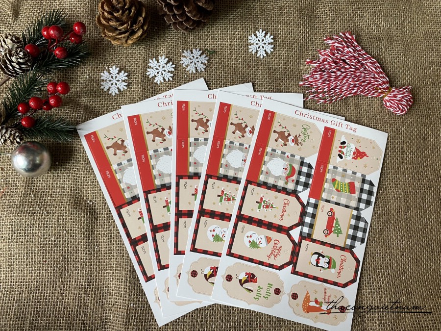 Christmas Gift Tag - Mẫu 13