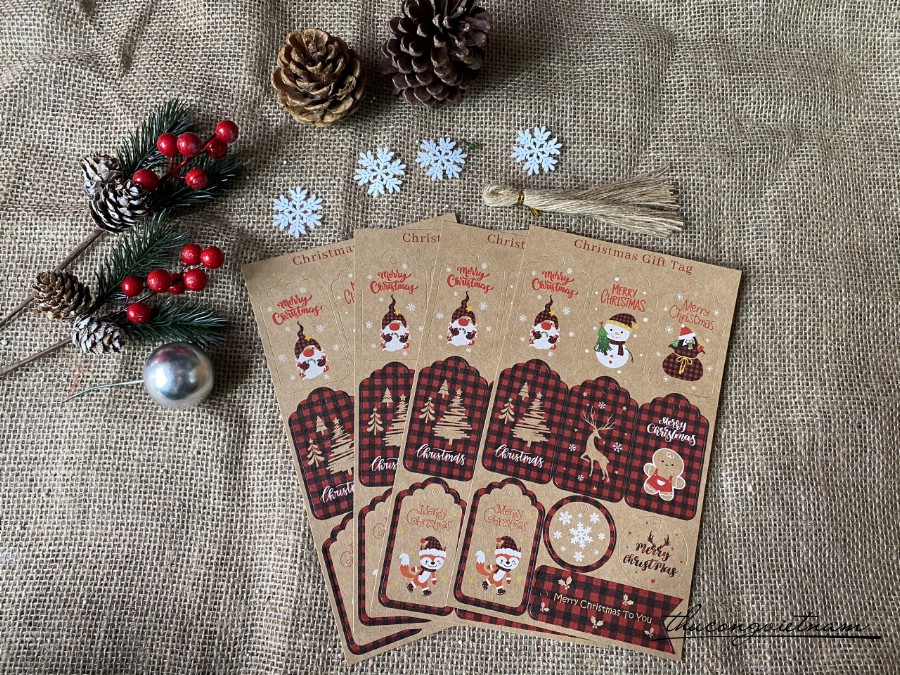 Christmas Gift Tag - Mẫu 14