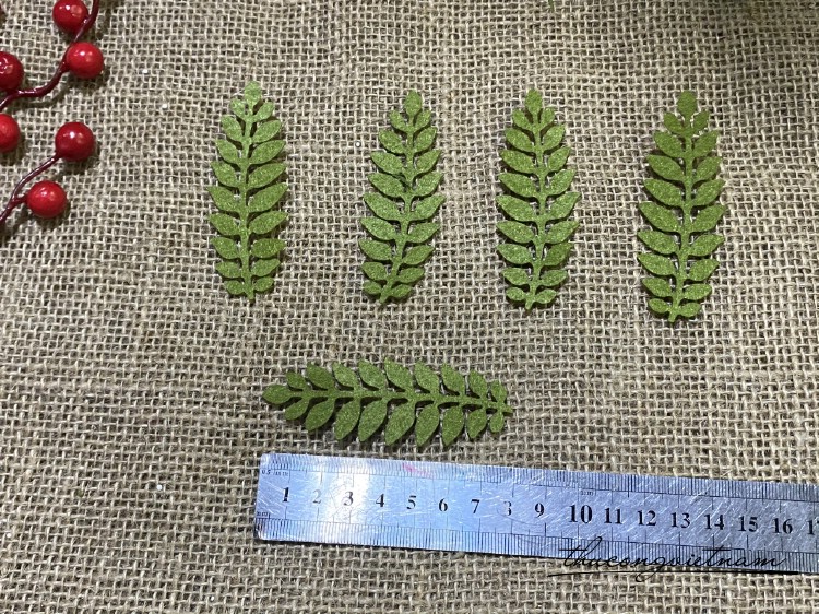Lá nỉ 8cm (5 cái) - Mẫu 4