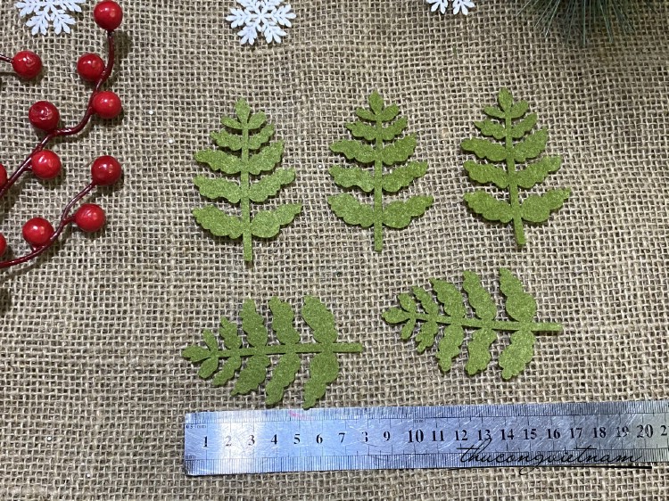 Lá nỉ 8cm (5 cái) - Mẫu 6