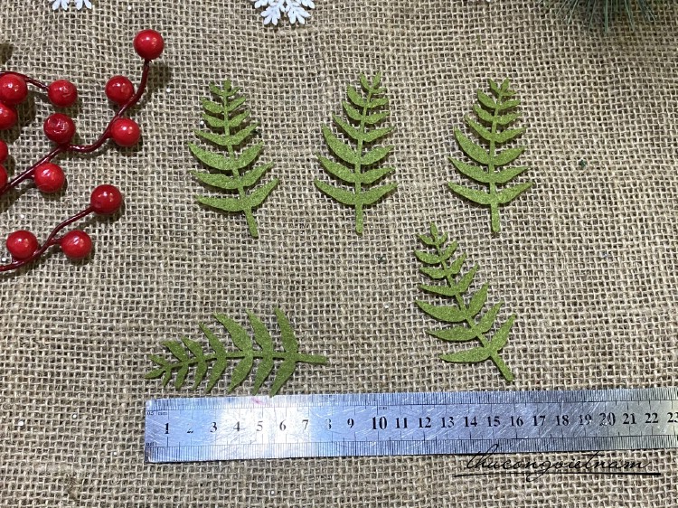 Lá nỉ 8cm (5 cái) - Mẫu 8