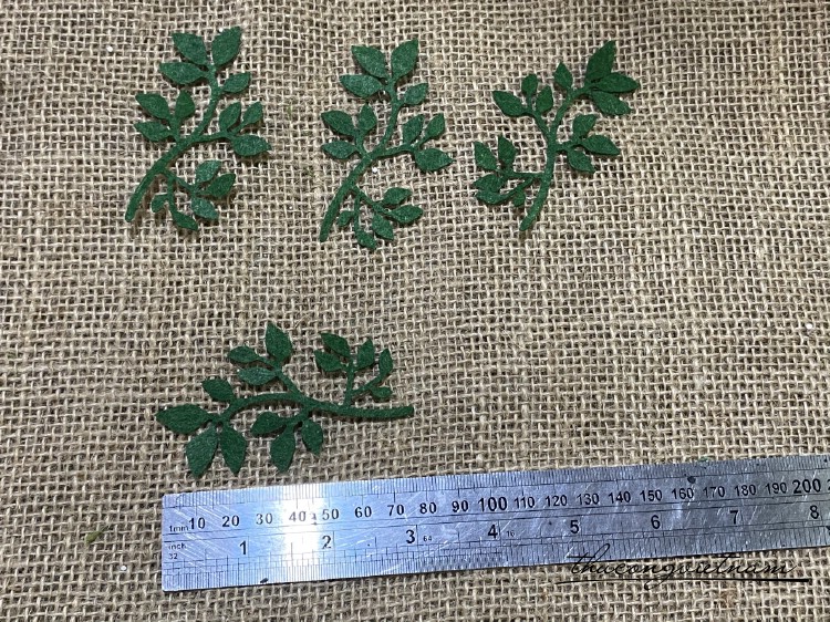 Lá nỉ 8cm (5 cái) - Mẫu 15