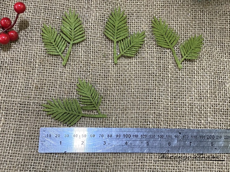 Lá nỉ 8cm (5 cái) - Mẫu 16