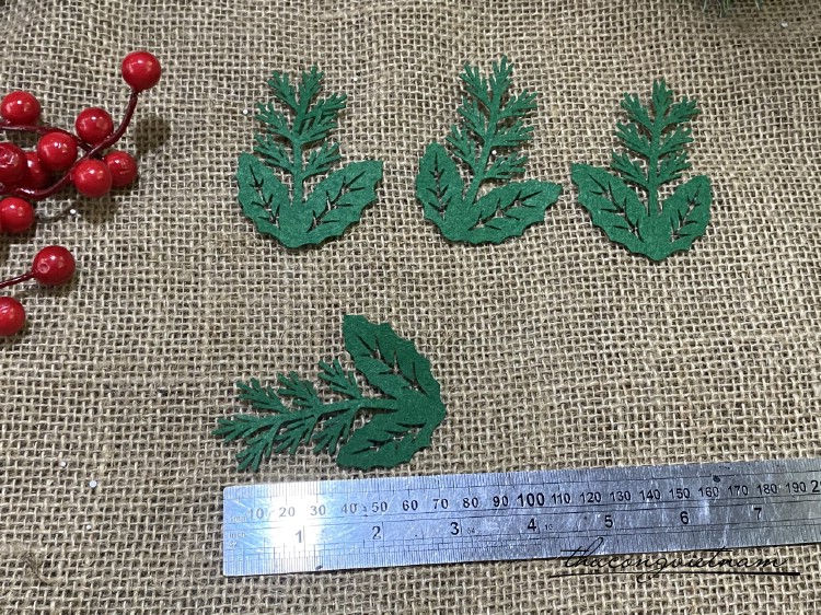 Lá nỉ 8cm (5 cái) - Mẫu 17
