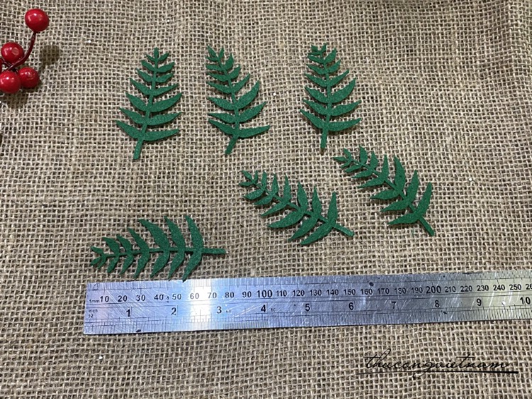 Lá nỉ 8cm (5 cái) - Mẫu 19
