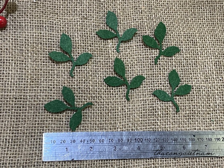 Lá nỉ 5cm (5 cái) - Mẫu 21