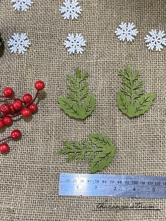 Lá nỉ 8cm (5 cái) - Mẫu 22