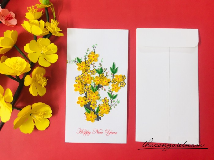 Bao lì xì quilling 9*16.5cm - Mẫu 4