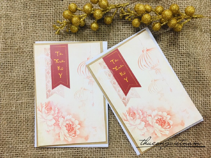 Thiệp in Tết (10.5*15.5cm) - Mẫu 5