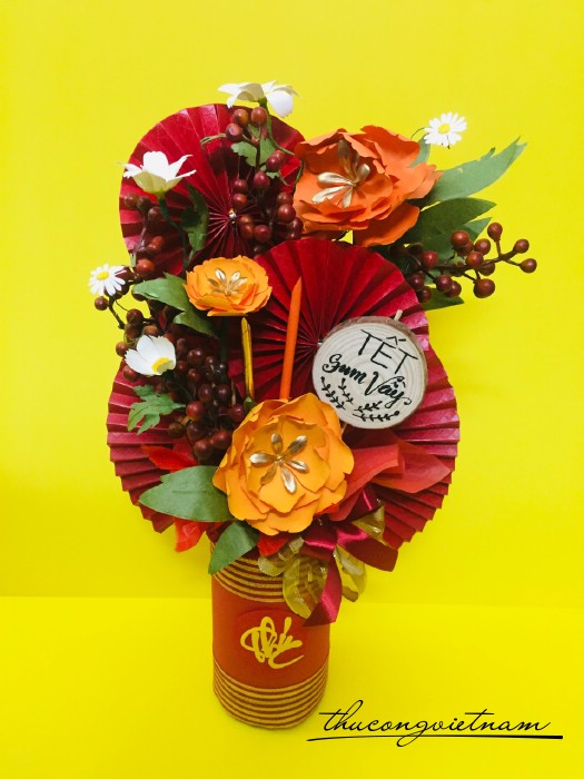 Chậu Cây Handmade Trưng Tết - M3