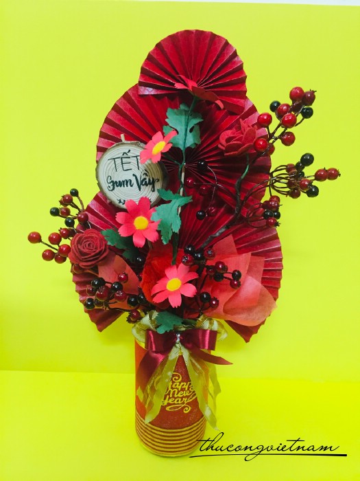 Chậu Cây Handmade Trưng Tết - M4
