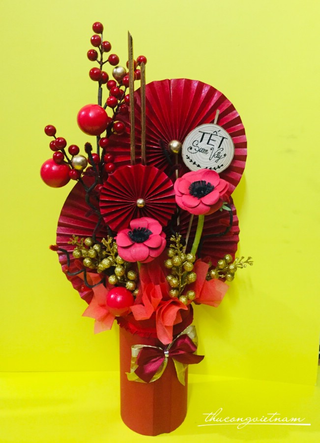 Chậu Cây Handmade Trưng Tết - M6