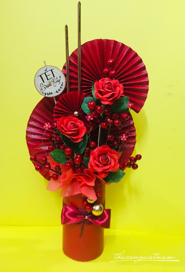Chậu Cây Handmade Trưng Tết - M9