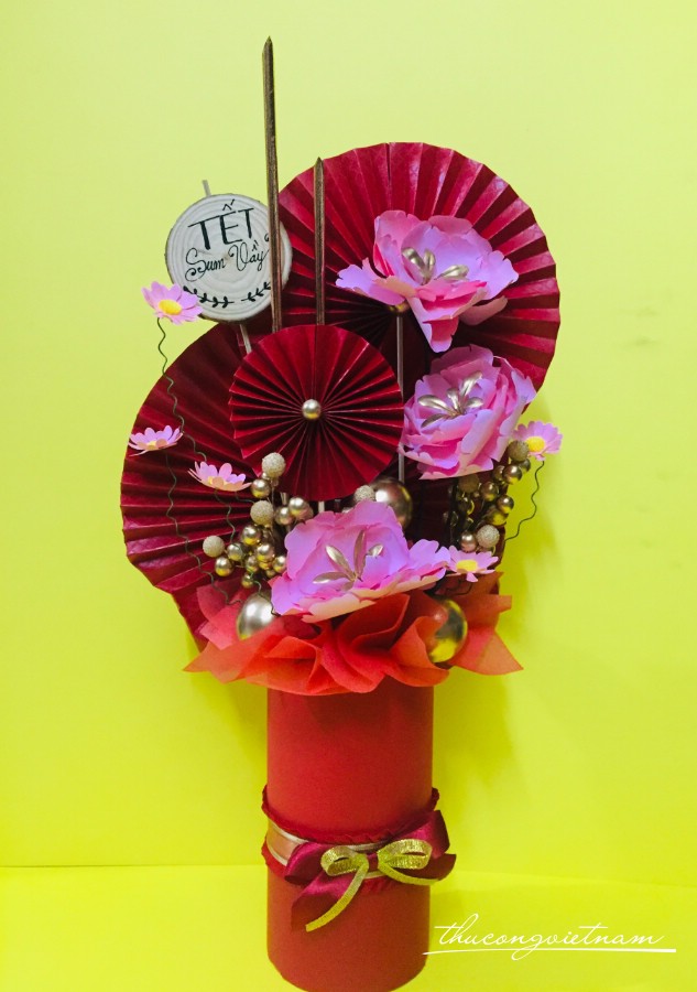Chậu Cây Handmade Trưng Tết - M10