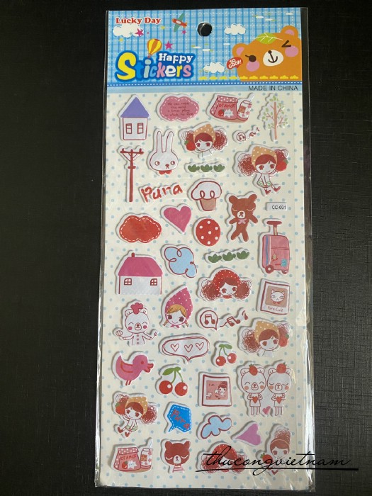 Sticker nổi CC-001