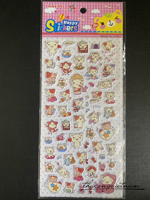 Sticker nổi CC-022