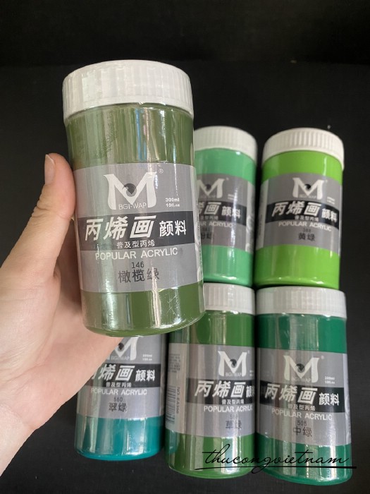 Acrylic xanh rêu 146 - 300ml