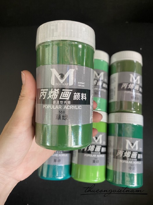 Acrylic xanh lá đậm 568 - 300ml