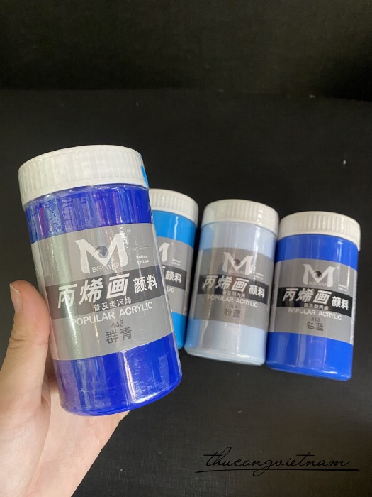 Acrylic xanh dương đậm 443 - 300ml