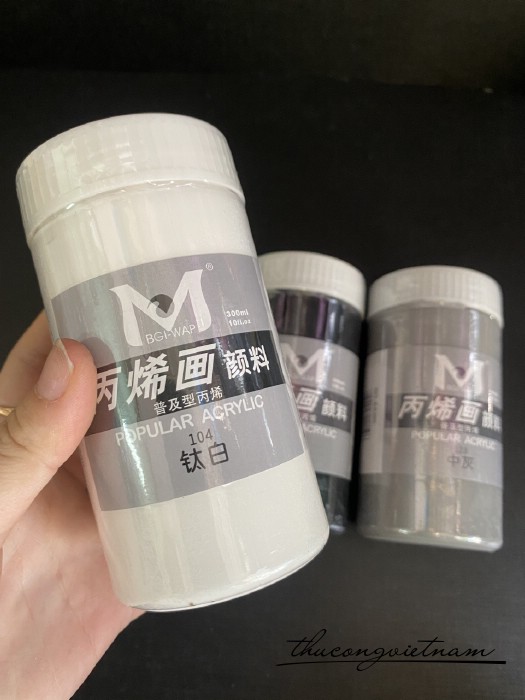 Acrylic trắng 104 - 300ml