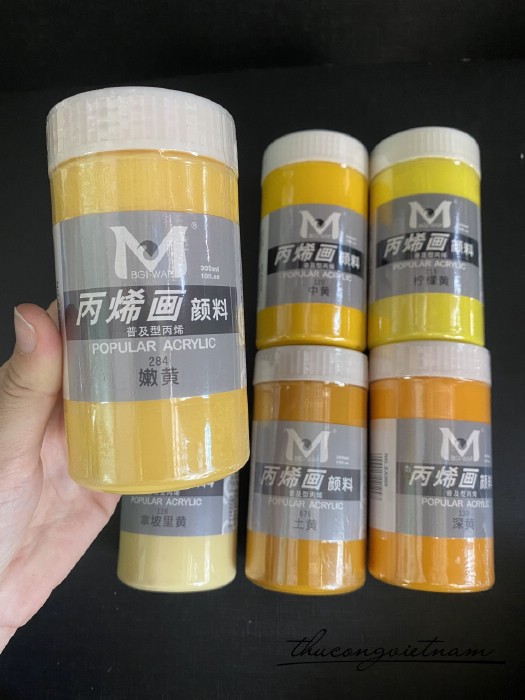 Acrylic vàng pastel 284- 300ml
