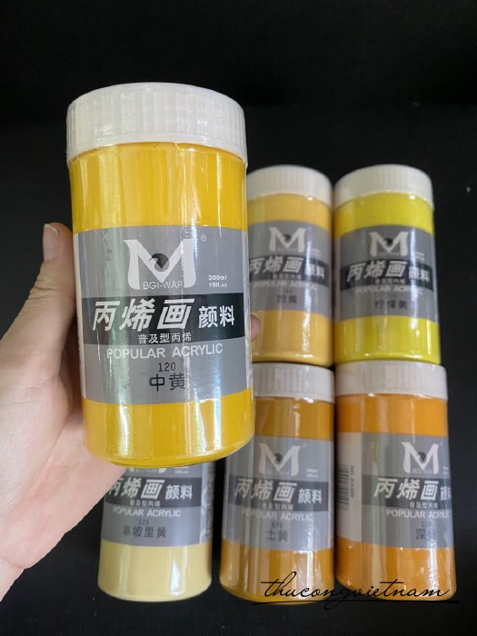 Acrylic vàng 120 - 300ml