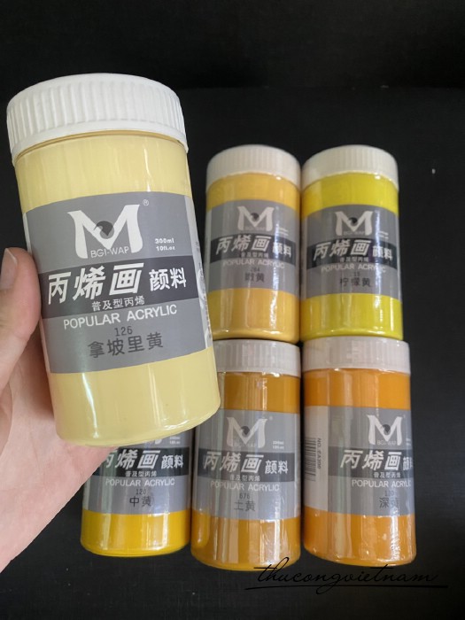 Acrylic vàng nude 126 - 300ml
