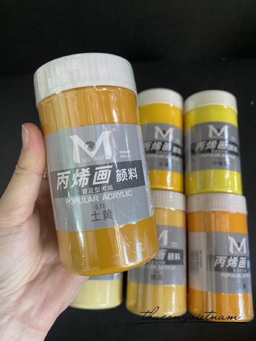 Acrylic vàng đậm 676 - 300ml