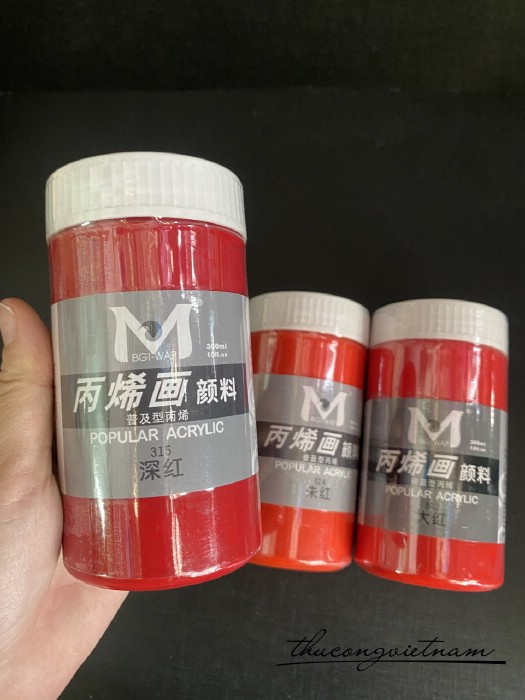 Acrylic đỏ đậm 315 - 300ml