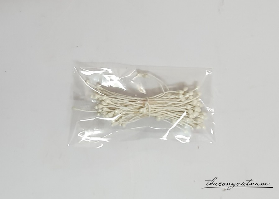 Nhụy hoa sợi đầu tròn màu trắng (80 - 85 sợi)